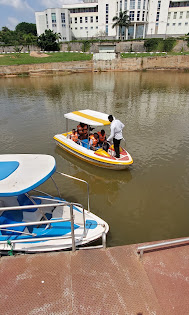Boat ride at Obasanjo Presidential Library, Abeokuta